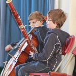 
        Chamber Ensemble play in assembly
        